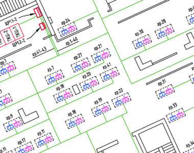 Услуга Проектирование электроснабжения офисного помещения 1200 м²